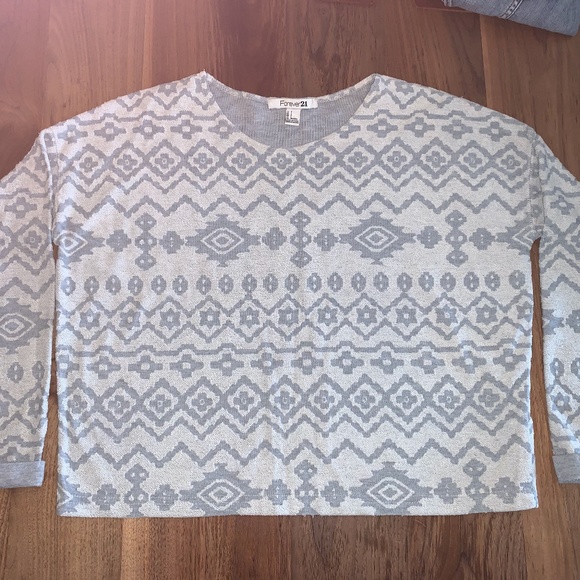 Aztec Print Sweater - Picture 1 of 3